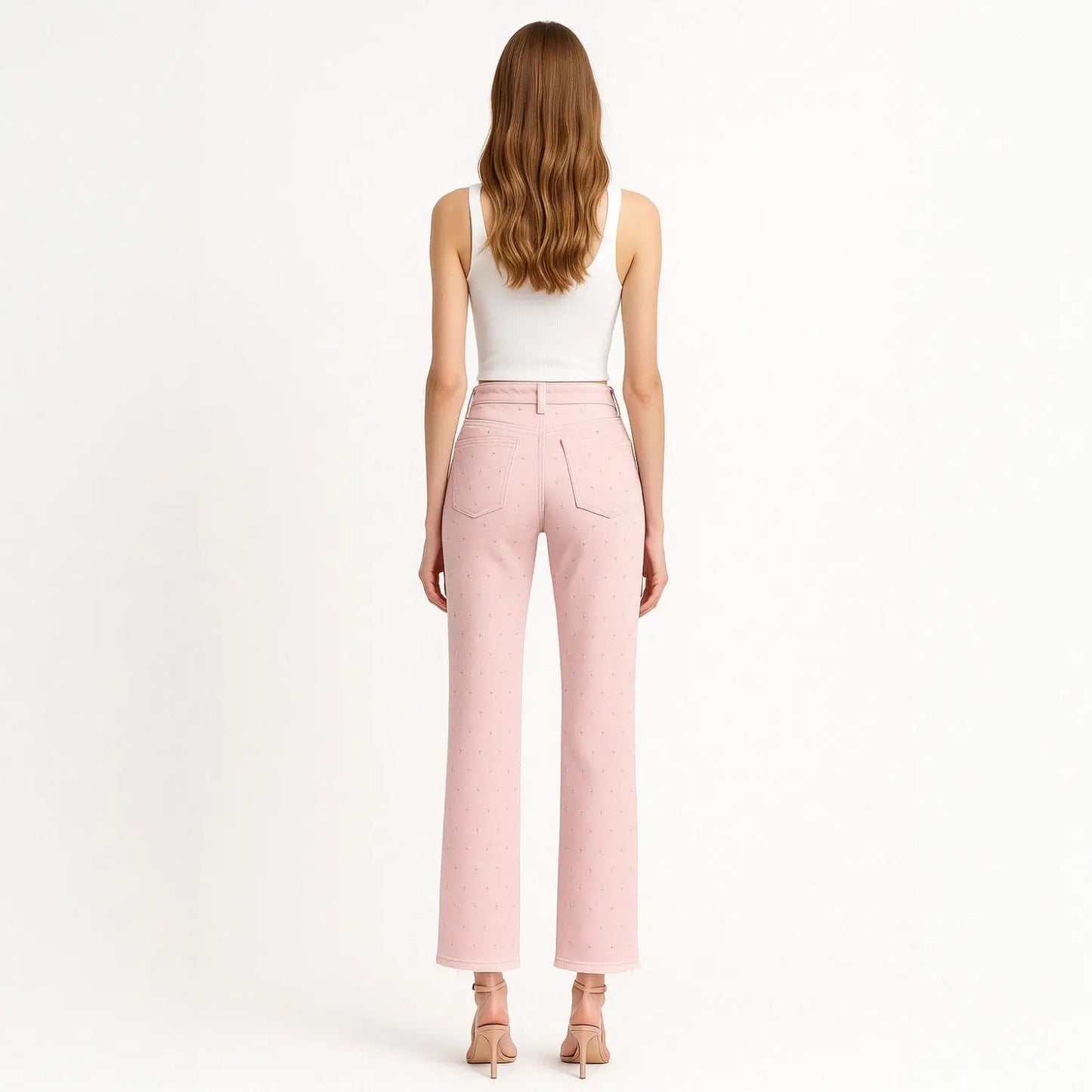 CRYSTAL STRAIGHT JEANS – MADRID