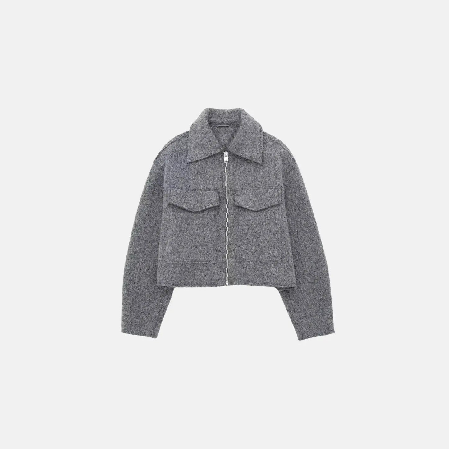 BOUCLÉ ZIP JACKET – MILAN