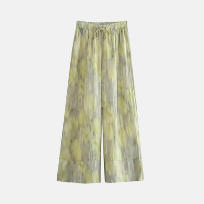 ABSTRACT WIDE PANTS – ANTIBES