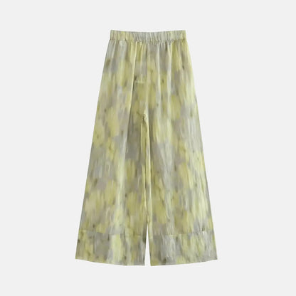 ABSTRACT WIDE PANTS – ANTIBES