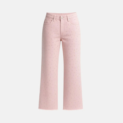 CRYSTAL STRAIGHT JEANS – MADRID