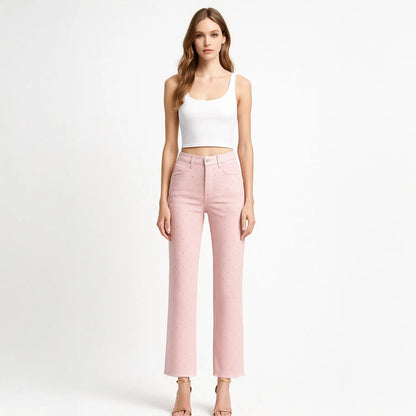 CRYSTAL STRAIGHT JEANS – MADRID
