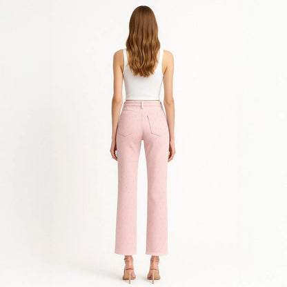 CRYSTAL STRAIGHT JEANS – MADRID