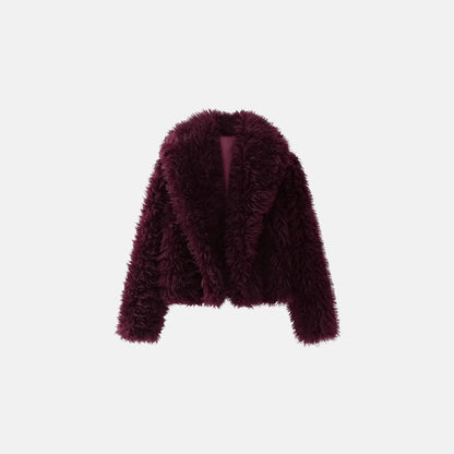 VELVET TEDDY COAT – FLORENCE
