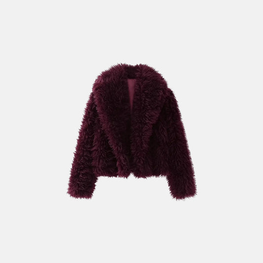 VELVET TEDDY COAT – FLORENCE