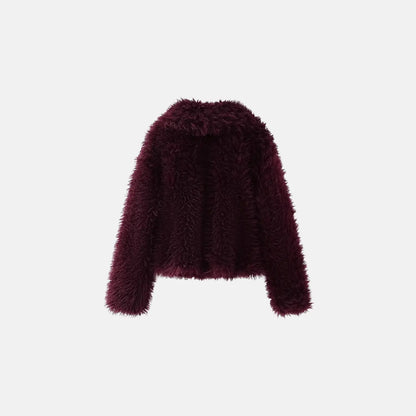 VELVET TEDDY COAT – FLORENCE