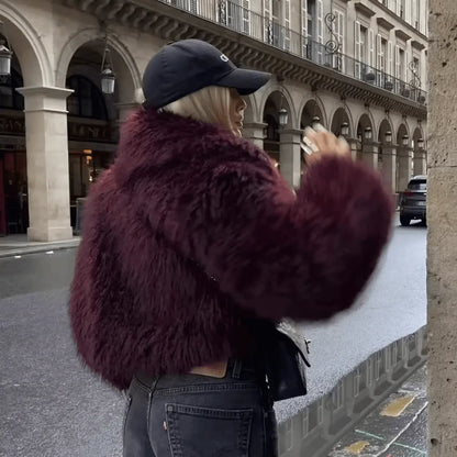 VELVET TEDDY COAT – FLORENCE
