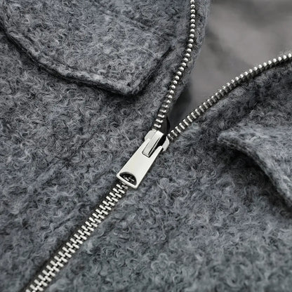 BOUCLÉ ZIP JACKET – MILAN