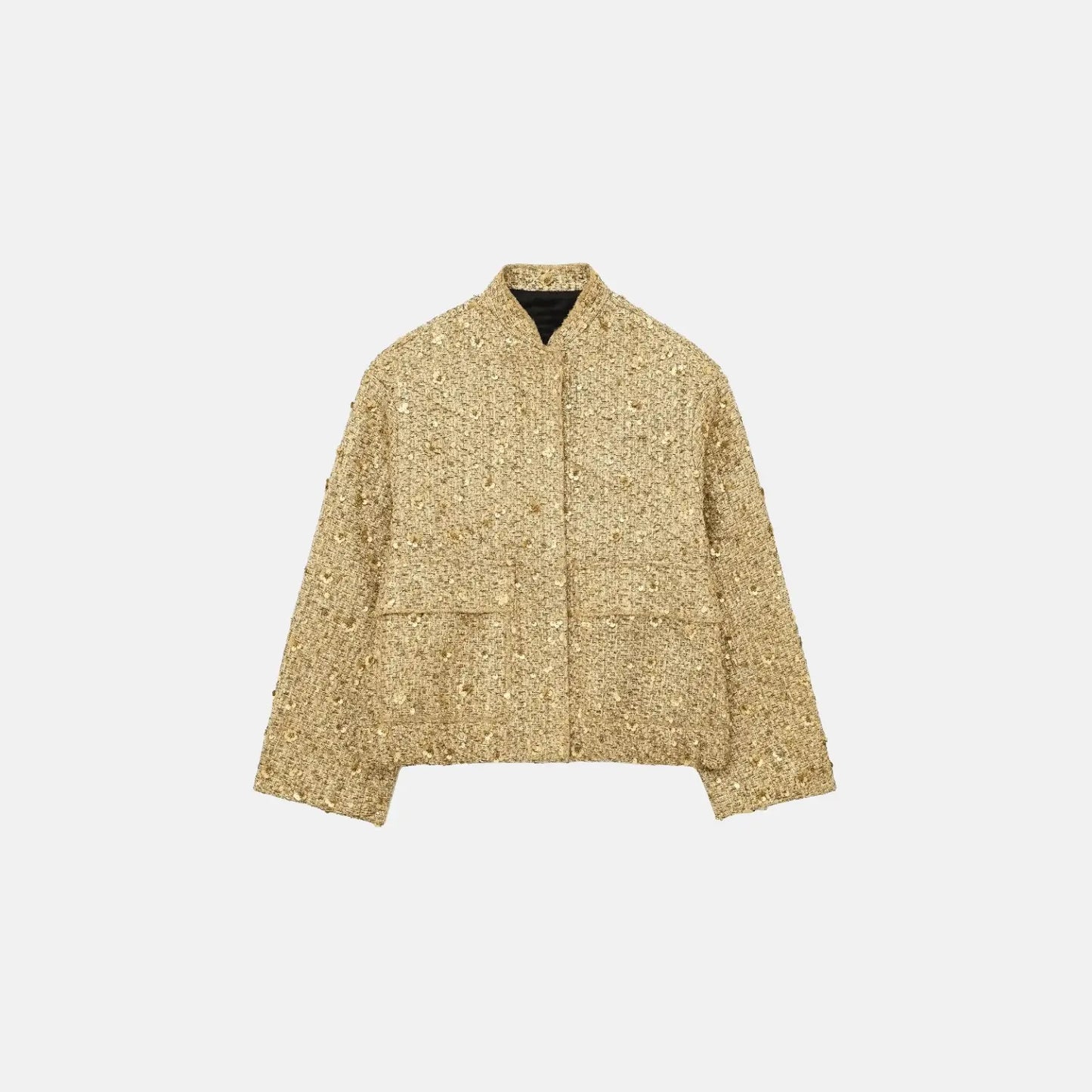 SEQUIN TEXTURED COAT – MONACO