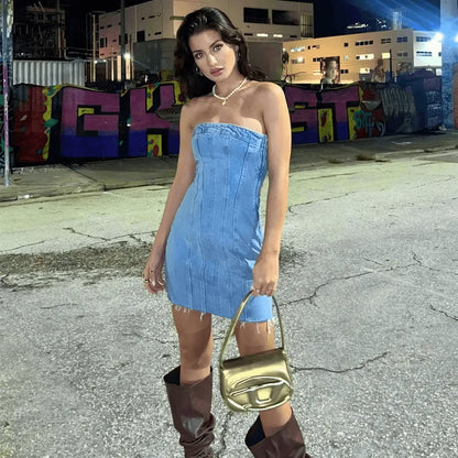 DENIM DRESS