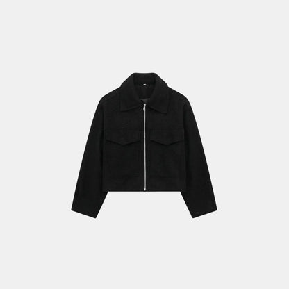 BOUCLÉ ZIP JACKET – MILAN