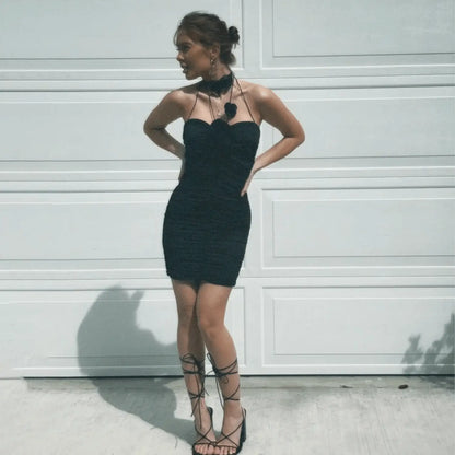 BLACK ROSE DRESS