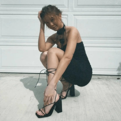 BLACK ROSE DRESS